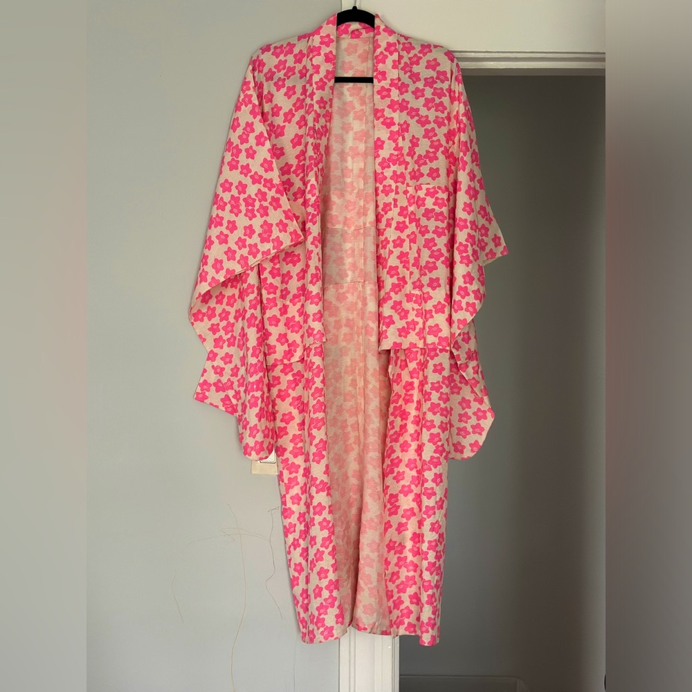 Silk vintage kimono Japanese